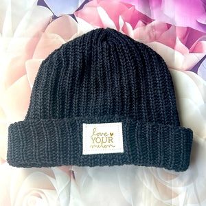 Love Your Melon Beanie Winter Hat NWOT dark Gray